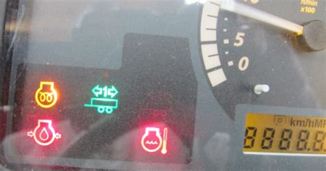 kubota skid steer warning light symbols|kubota zd1511 warning lights meaning.